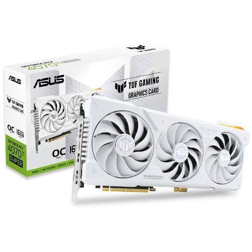 GPU RTX 4070TI SUPER BTF 16GB OC ASUS TUF GAMING WHITE